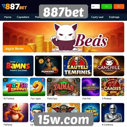 Jogos populares disponíveis no site 887bet