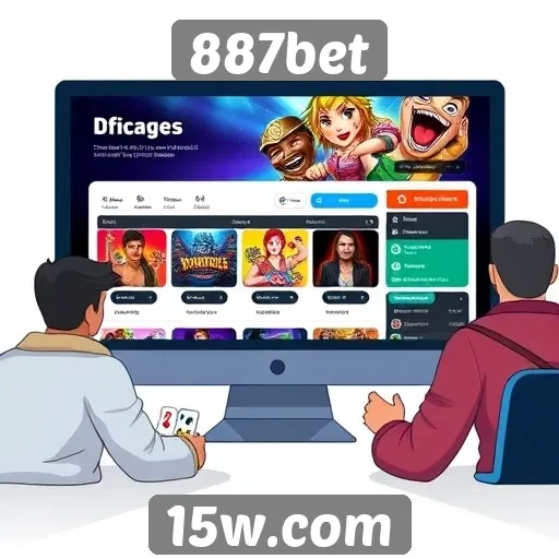 Avaliação da interface do usuário no site 887bet